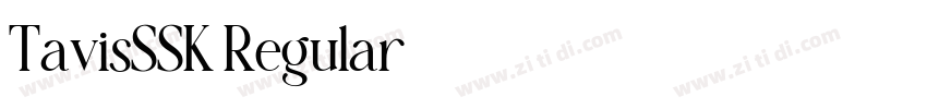 TavisSSK Regular字体转换 TavisSSK Regular字体转换